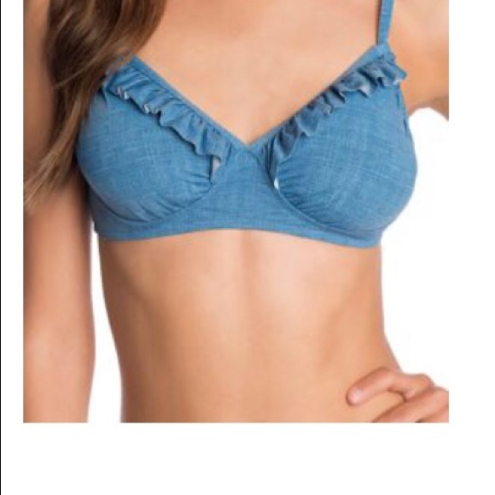 Vera Bradley Chambray Ruffle top/ Shannon bottoms